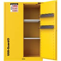 Armoire de s&eacute;curit&eacute; pour produits inflammables Utili-Guard+, 45 gal., 2 Porte(s), 43" La x 65" h x 22" p Les Distributions ICE