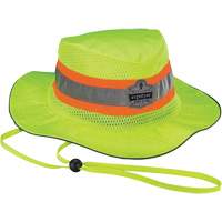 Chapeau de soleil de garde forestier GloWear 8935, petit/moyen, Jaune lime haute visibilit&eacute;, Polyester Les Distributions ICE