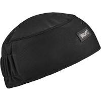 Calotte haute performance avec bandeau en &eacute;pong&eacute; Chill-Its 6630, Noir Les Distributions ICE