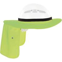 Visi&egrave;re universelle avec protection de la nuque pour casque de s&eacute;curit&eacute; Chill-Its 6661, Lime haute visibilit&eacute; Les Distributions ICE