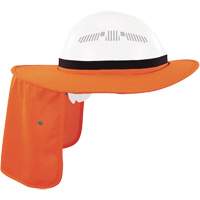 Visi&egrave;re universelle avec protection de la nuque pour casque de s&eacute;curit&eacute; Chill-Its 6661, Orange haute visibilit&eacute; Les Distributions ICE