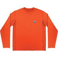 Chemise de refroidissement &agrave; manches longues avec protection solaire et UV Chill-Its 6689, Orange, Petit Les Distributions ICE