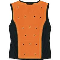 Veste de refroidissement &eacute;vaporatif Chill-Its 6685 avec fermeture &agrave; glissi&egrave;re, Moyen, Orange Les Distributions ICE