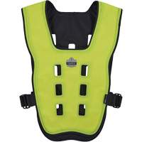Veste de refroidissement &eacute;vaporatif Chill-Its 6685 avec fermeture &agrave; glissi&egrave;re, T-petit, Jaune lime haute visibilit&eacute; Les Distributions ICE