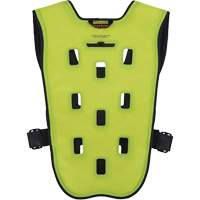 Veste de refroidissement &eacute;vaporatif Chill-Its 6685 avec fermeture &agrave; glissi&egrave;re, T-petit, Jaune lime haute visibilit&eacute; Les Distributions ICE