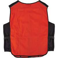 Veste de refroidissement &agrave; changement de phase l&eacute;g&egrave;re avec sachets de recharge Chill-Its 6260, Petit/Moyen, Orange Les Distributions ICE