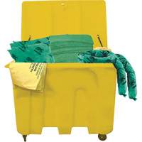 Trousse de d&eacute;versements de produits chimiques pour camion SPC HazWik, Mati&egrave;res dangereuses, Bac, Absorbance de 160 gal. US Les Distributions ICE