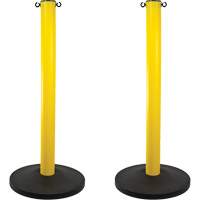 Industrial Stanchion, 37" High, Yellow Les Distributions ICE