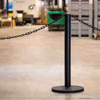 Industrial Stanchion Kit with Plastic Chain, 37" High, Red Les Distributions ICE