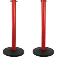 Industrial Stanchion, 37" High, Red Les Distributions ICE
