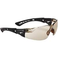 Lunettes de s&eacute;curit&eacute; Rush + BSSI, Lentille Brun/Cuivre, Antibu&eacute;e/Anti-&eacute;gratignures, ANSI Z87+ Les Distributions ICE