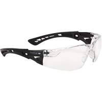Lunettes de s&eacute;curit&eacute; Rush + Petit BSSI, Lentille Transparent, Antibu&eacute;e/Anti-&eacute;gratignures, ANSI Z87+ Les Distributions ICE