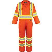 Combinaison non doubl&eacute;e haute visibilit&eacute;, Petit, Orange haute visibilit&eacute; Les Distributions ICE