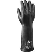 891 Chemical & Acid Resistant Gloves, Size Large/9, 14" L, Butyl Rubber/Viton&reg;, 28-mil Les Distributions ICE