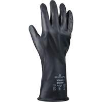 893 Chemical & Acid Resistant Gloves, Size Small/7, 12" L, Butyl Rubber/Viton&reg;, 12-mil Les Distributions ICE