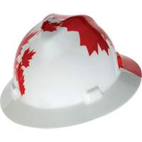 Casque de protection V-Gard &agrave; fentes s&eacute;rie Canadian Freedom, Suspension Rochet, Non ventil&eacute; Les Distributions ICE