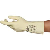 Gants naturels et l&eacute;gers AlphaTec 87-137, Taille 7, 11,8" lo, Latex de caoutchouc, 16 mils Les Distributions ICE