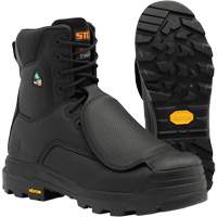 Bottes de travail Vulcan avec protecteur m&eacute;tatarsien &agrave; l'ext&eacute;rieur, Cuir, Taille 5, Imperm&eacute;able Les Distributions ICE
