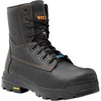 Bottes de travail Metpro Flex avec protecteur m&eacute;tatarsien, Cuir, Taille 4, Imperm&eacute;able Les Distributions ICE