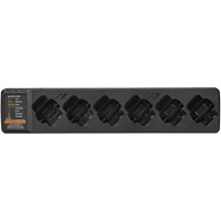 Chargeur multi-unit&eacute;s &agrave; 6 emplacements pour radio bidirectionnelle Curve Les Distributions ICE