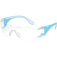 Lunettes de s&eacute;curit&eacute; bleu/blanc Adapt Lite, Lentille Transparent, Antibu&eacute;e/Anti-&eacute;gratignures, ANSI Z87+/R&eacute;pond ou surpasse la norme CSA Z94.3 Les Distributions ICE