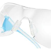 Lunettes de s&eacute;curit&eacute; bleu/blanc Adapt Lite, Lentille Transparent, Antibu&eacute;e/Anti-&eacute;gratignures, ANSI Z87+/R&eacute;pond ou surpasse la norme CSA Z94.3 Les Distributions ICE