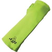 Cut-X&reg; Cut-Resistant Sleeve with Thumb Hole, Fibreglass/Polyethylene, 10", ASTM ANSI Level A4, High Visibility Lime Les Distributions ICE