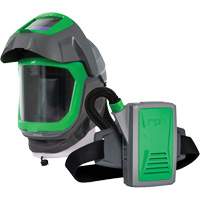 Masque de respirateur Z-Link avec joint de visage, visi&egrave;re & montage &agrave; ceinture, Respirateur &agrave; masque/Masque de soudage, Pile Lithium-ion Les Distributions ICE