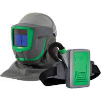 Z-Link+ syst&egrave;me APR motoris&eacute; avec cape &agrave; l'&eacute;paule & visi&egrave;re, Respirateur &agrave; masque/Masque de soudage Les Distributions ICE