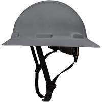 Casque de s&eacute;curit&eacute; &agrave; bordure compl&egrave;te LIDGUARD avec mentonni&egrave;re, R&eacute;pond aux normes CSA type 1, Suspension Rochet, Ventil&eacute; Les Distributions ICE