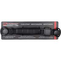 Sangle mentonni&egrave;re &agrave; 4 points Dyna-Clic avec attache magn&eacute;tique et coussinet mentonnier Les Distributions ICE