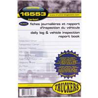 Carnet bilingue de registre quotidien et de rapport d'inspection de v&eacute;hicule Les Distributions ICE