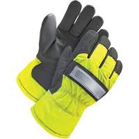 High-Visibility Fitter's Glove, X-Small, Grain Goatskin Palm, Thinsulate Inner Lining Les Distributions ICE