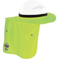Bordure FR vert lime pour casque de chantier avec cache-cou Les Distributions ICE