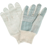 Standard-Duty Work Gloves, Large, Split Cowhide Palm Les Distributions ICE