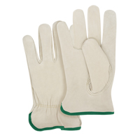 Close-Fit Driver's Gloves, X-Large, Grain Cowhide Palm Les Distributions ICE