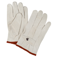 Standard-Duty Ropers Gloves, Small, Grain Cowhide Palm Les Distributions ICE