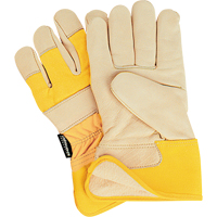 Gants d'ajusteur &agrave; chaleur sup&eacute;rieure de premi&egrave;re qualit&eacute;, Grand, Paume en Cuir fleur de vache, Doublure en Thinsulate Les Distributions ICE