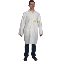 Sarrau de laboratoire ProShield 60, Microporeux/Polypropyl&egrave;ne, Blanc, Moyen Les Distributions ICE