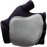 Gants antichocs sans doigts, main droite, T-petit, Paume en Cuir refendu, Poignet &agrave; enfiler Les Distributions ICE