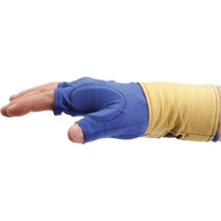 Doublure de gant sans doigts avec retenue au poignet, Taille T-petit, Paume Poly-coton Les Distributions ICE