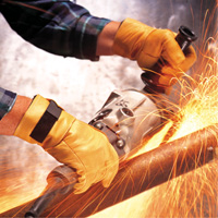 Gants antivibrations Air Glove, Taille T-petit, Paume Cuir fleur Les Distributions ICE