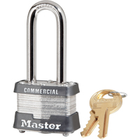 Cadenas &agrave; goupilles, Cl&eacute;s identiques, Acier lamin&eacute;, Largeur de 1-9/16" Les Distributions ICE