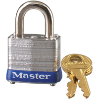 Cadenas &agrave; goupilles, Cl&eacute;s identiques, Acier lamin&eacute;, Largeur de 1-1/8" Les Distributions ICE