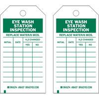 &eacute;tiquettes de rapport d'inspection, Polyester, 4" la x 7" h, Anglais Les Distributions ICE