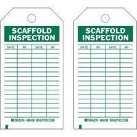 &eacute;tiquettes de rapport d'inspection, Polyester, 4" la x 7" h, Anglais Les Distributions ICE