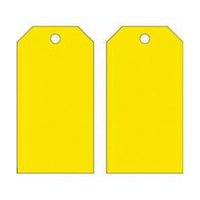 &eacute;tiquettes vierges pour la pr&eacute;vention des accidents, M&eacute;tal, 3" la x 5-3/4" h Les Distributions ICE