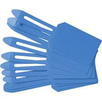 &eacute;tiquettes de cadenassage vierges en plastique, Plastique, 3-1/4" la x 5-4/5" h, Vierge Les Distributions ICE