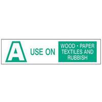 &eacute;tiquettes A Use on Wood Paper Textiles and Rubbish, 6" lo x 1-1/2" la, Vert sur blanc Les Distributions ICE