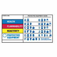 &eacute;tiquettes de protection pour &eacute;quipement, Polyester, Feuille, 5" lo x 3" la Les Distributions ICE